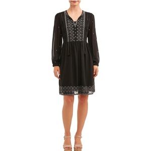 SOLD Time and Tru Women's Embroidered Dress